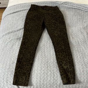 Zara leopard leggings size xsmall